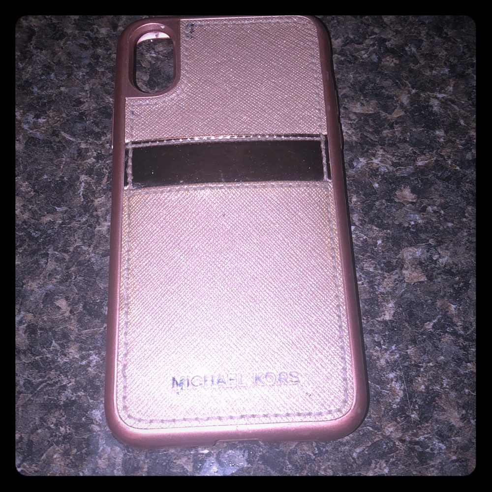 Michael Kors iPhone X case with money pocket